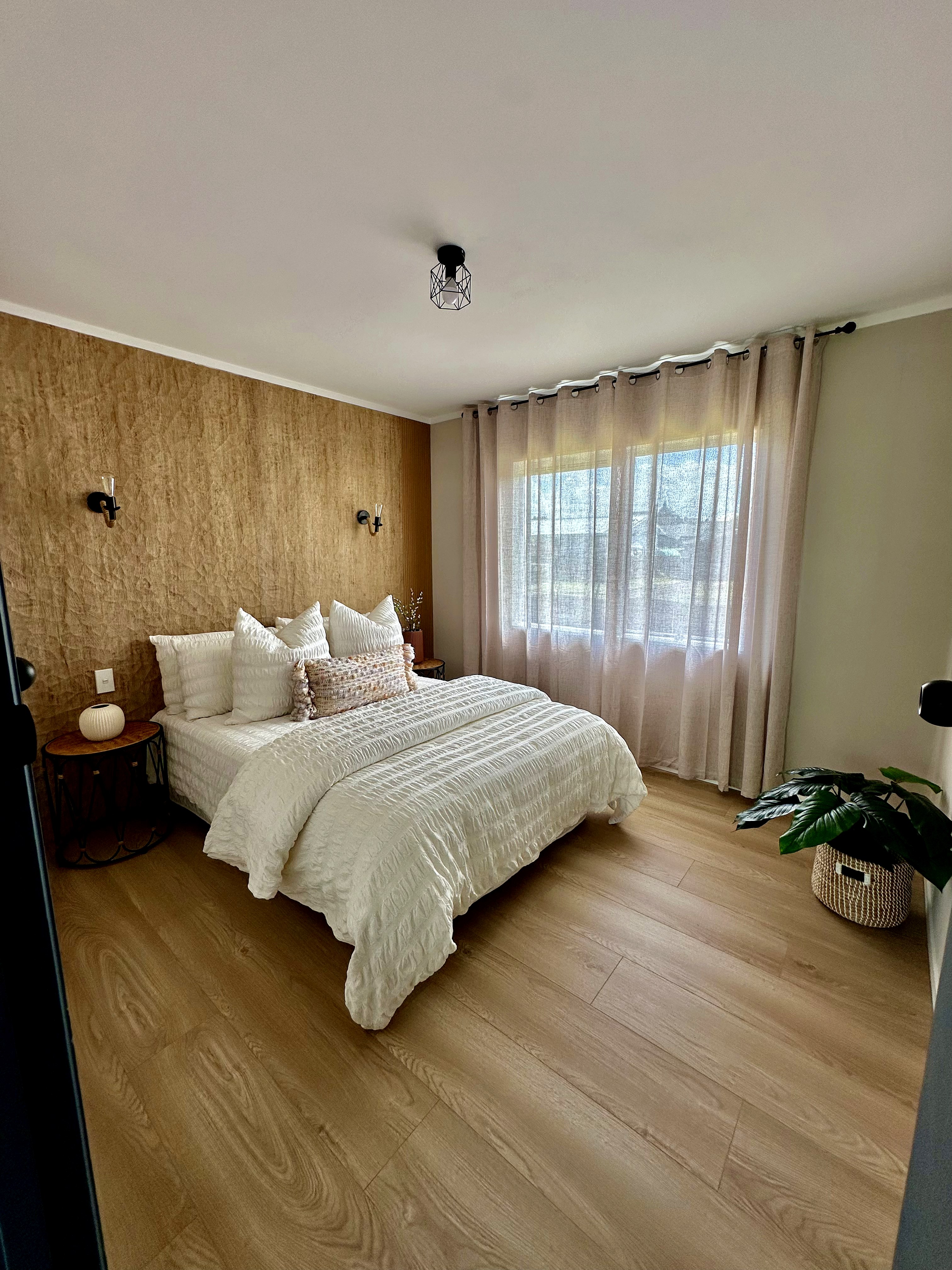 Second bedroom with paneling